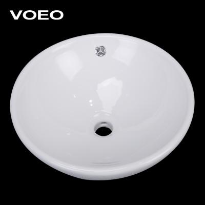 China Wash Basin Easy Clean Bathroom Round Small Flower Size Art Wash Basin 8108 for sale