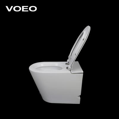 China Custom Double-flush China Foshan Manufacturers Portable Bathroom Toilets With Feet Kick For Sales for sale