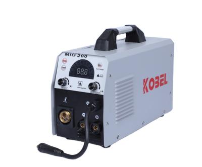 China Stable Arc Welding MIG 200 Digital Display Welder Dual Voltage CO2 Aluminum Welding Machine Price With 5kg Wire for sale