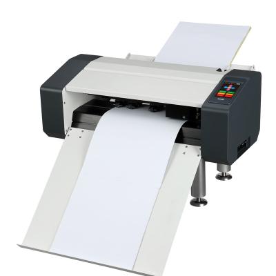 China sticker cutter/A3+ A3 A4 printing and paper label cutting machine/auto-feeding sheet cutter 810*590*350mm for sale