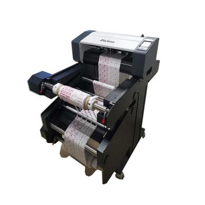 China Automatic Waste Disposal Sticker Cutting Machine, RN 13 Roll To Roll Label Cutter Digital Label Die Cutter Paper Cutting Machine for sale