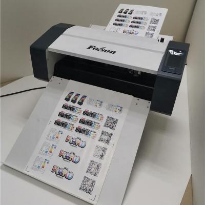 China Foison Multi Sheet Label Cutter Auto Feeding Digital Paper Plotter Die Cutting Machine Support CorelDraw 810*590*350mm for sale