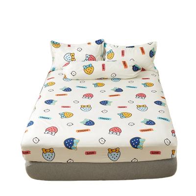 China Extra Warm Custom Polyester Printing Summer Cartoon Cozy Fitted Sheets Bed Sheet Set for sale