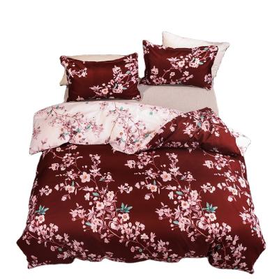 China Nondisposable New Product King 3 Pcs Luxury Bedding Set Hot Selling Imitation Embroidered Duvet Cover for sale