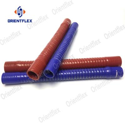 China Universal Silicone + Polyester/Aramid/Fiberglass 25mm 32mm Corrugated Flexible 38mm Radiator Hose Suppliers for sale