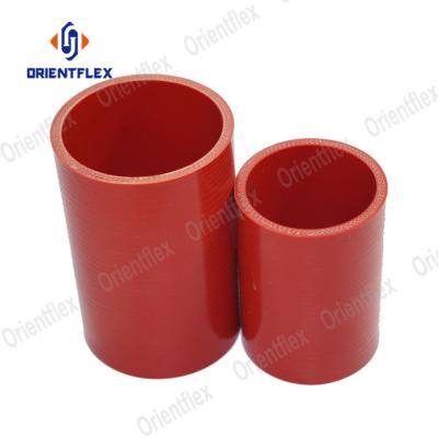 China Silicone Rubber 50mm Customized Large Diameter Silicone Rubber Heat Resistant Straight Coulpler for sale