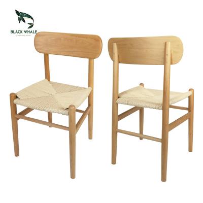 China Supplier Nordic Wholesale Cadeira Sedie Modern Sillas De Para Comedor Rope Cafe Dining Dining Restaurant Cafe Wood Nordic Chair for sale