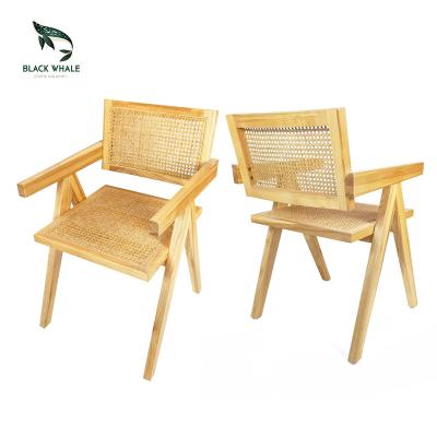 China Supplier Cadeiras Sedie Modern Sillas De Para Comedor Modern Cafe Chandigarh Arm Dinner Dining Restaurant Rattan Hotel Wood Chairs for sale