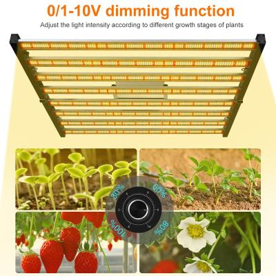 China Bestselling Foldable 600W LED Grow Light Tube High Quality Folding Grow LED Lighting Commercial LED Grow Lights for sale