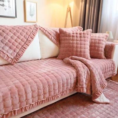 China Single Velvet Fitted Long Hemp Satin Bed Sheet And Sofa Cover Floor Window Cover for sale