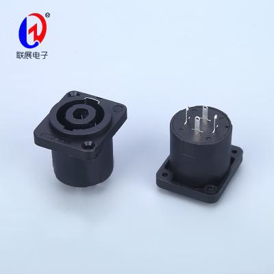 China audio & Video Manufacture 4 Pole Professional AC 250 V Speak Audio Header Connector Accepting Jacks for sale