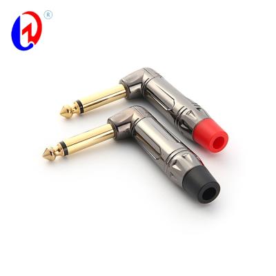 China audio & Video 6.35mm Right Angle Mono Jack for Audio Adapter for sale