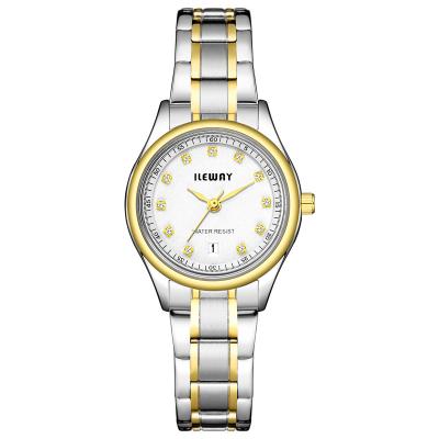 China Day/Date Ladies Watch Fashion Waterproof Branded Stainless Steel Quartz Watches For Girls for sale