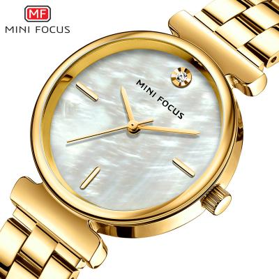 China Fashion Luxury MINI FOCUS 0309L Chronograph Women's Watch Waterproof Casual Dress Ladies Watch Ladies Quartz Ladies Watch for sale