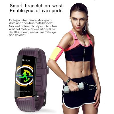 China Wireless APP Control E98S BT Blood Pressure Temperature Ip67 Waterproof Reloj Fitness Android Smart Watch Band for sale