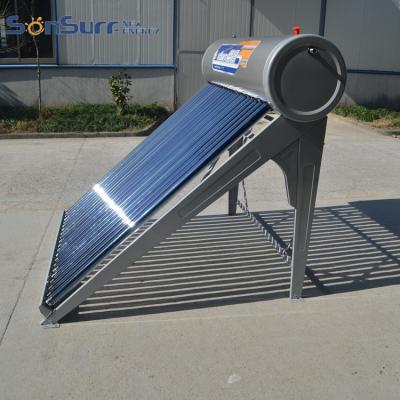 China Glass Tube Solar Boiler 160L Home Water Heater Small Non-Pressurized Tank for sale