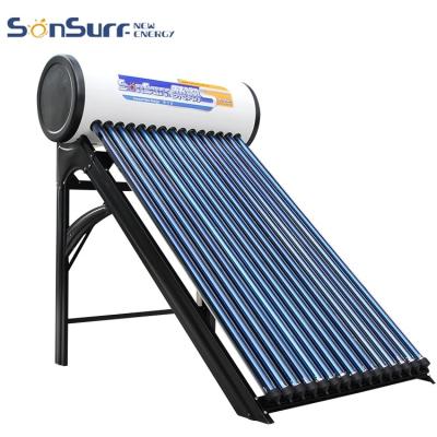 China Low Price Home Evacuated Tube Geyser Homemade Solar Water Heater for sale