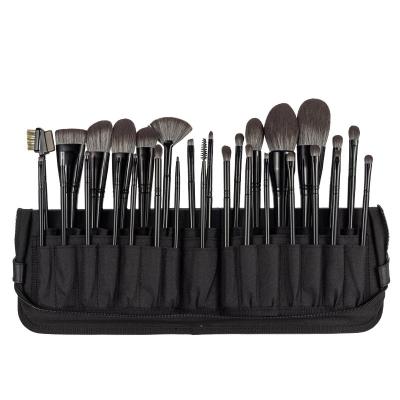 China High Quality Face Base 29PCS Soft Eyeshadow Make Up Brush Set Black Cosmetic Brush Bag Makeup Brush for sale