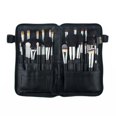 China 32PCS Natural Facial Hair Make Up Portable Professional Cosmetic Bag Private Label Makeup Brush Set for sale