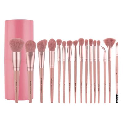 China Angular Blush ANMOR 16Pcs Professional Eyeshadow Make Up Brush Foundation Cosmetic Makeup Brush Set for sale