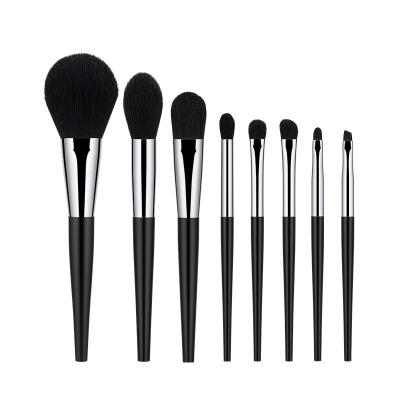 China Anmor 8Pcs Smudge Brush Daily Make Up Brush Powder Foundation Eyeshadow Makeup Blending Brush for sale