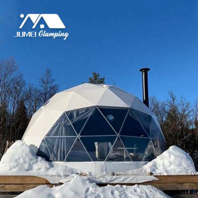 China Custom Made Outdoor Brand New Charm Dome Tent Durable 6M Geodesic Dome Geodesic Dome Apartment Tent for sale