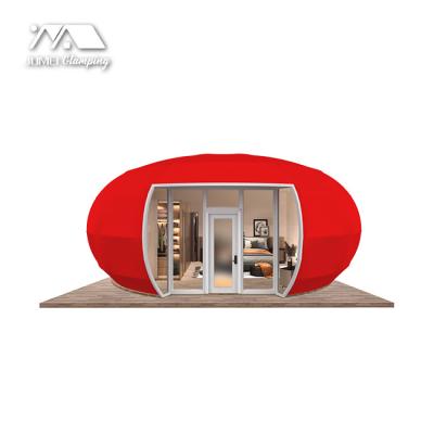 China Extended Type Large Family Camping Apple Glamping Pod Outdoor House for sale