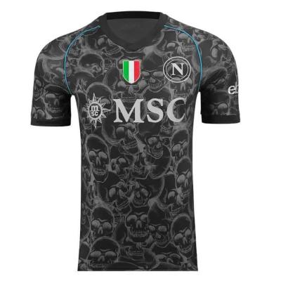 China Sets Sets New 23 24 Napoli Soccer jerseys 2023 2024 Naples Halloween Special version MARADONA KVARATSKHELIA Men Kids Football Sport Shirt for sale