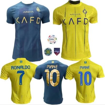 China Sets Sets Saudi Arabia Al Nassr 22 23 24 soccer jersey RONALDO GHAREEB A.ALHASSAN football shirts for sale