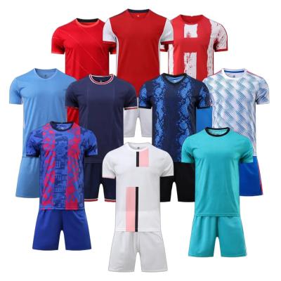 China Sets Sets 2023 factory price wholesale custom soccer team jerseys uniform set custom soccer jerseys for sale