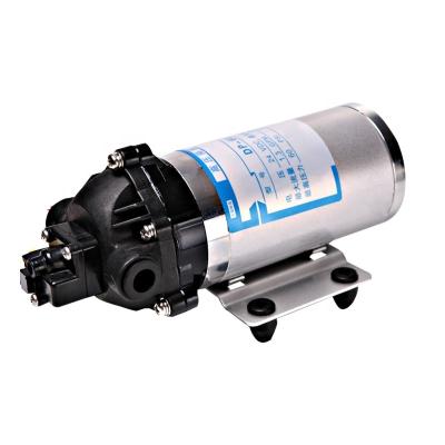 China DP-100 Pressure Switch DC24V 100PSI 1.2LPM Automotive Industry Diaphragm Pure Low Flow Mini RO Adjustable Booster Pure High Pressure Water Pump for sale