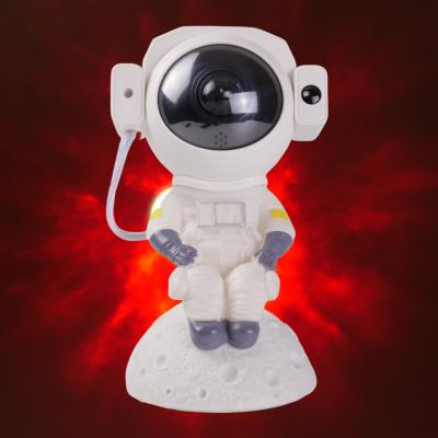 China Modern Galactic Astronaut Starry Projector Light Nebula Cloud Night Light Projector Light BT Multicolor Rotating Speaker For Kid for sale