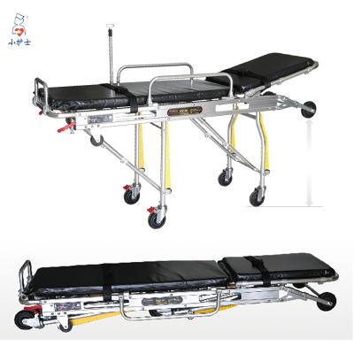 China PKDJ-1 Emergency Ambulance Hospital Stretcher Foldable Patient Emergency Medical Stretcher For Ambulance for sale