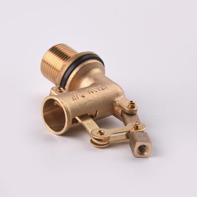 China Water Tank Level Regulator Male Thread Float General Brass Ball Valve With Plastic Cover for sale