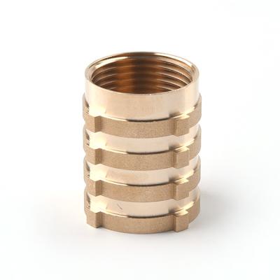 China Chrome Plated Galvanized Brass Male Thread Pipe Tube Fitting Hexagon Nipple Equal for sale