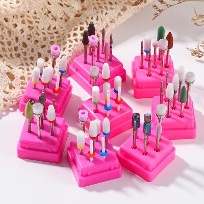 China Professional Finger Nail Art Missbloom Nail Drill Bit Set 5 in 1 High Quality Ceramic Carbide Drill Nail Bit for sale