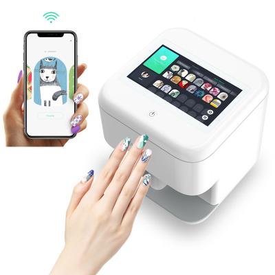 China Missbloom Supplier Good Quality Nail Design Printer Machine With Wifi Diy Model Intelligent Mobile Nail Printer for sale