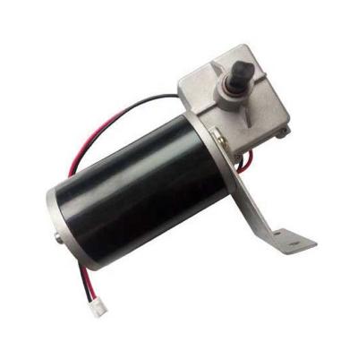 China Totally Enclosed Brushless DC Gear Motor , Brushless DC Gear Motor 12v Right Angle Worm Gear Motor for sale