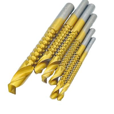 China Hole Saw Grooving Set 6PC Titanium Coated Drill Bits Hole Saw Grooving Set for sale