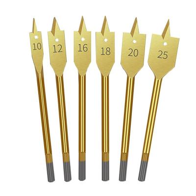 China 6PCS Fast Working Flat Drill Bit Set For Woodworking Drill Bit for sale