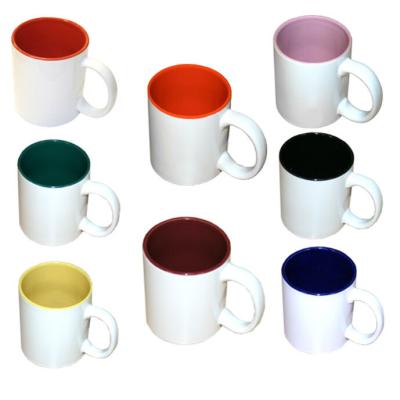 China Viable Colored Sublimation Printable Mugs Personalized Magic Mug Supplier for sale