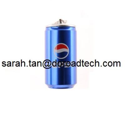 China Original High Quality Real Capacity OEM Coke Tin Can Metal USB Pen Drives for sale