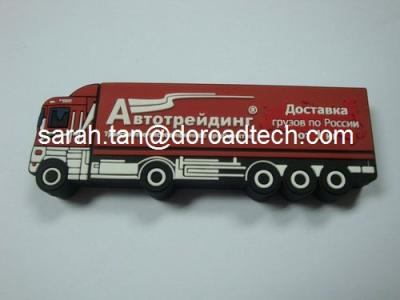 China Personalized Truck Shaped PVC USB Flash Drives, All Kinds of Shaped can be Customized for sale