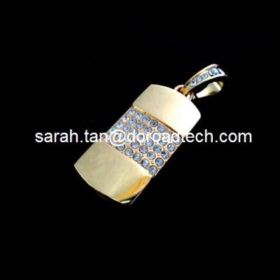 China Customized Mini Pendant Jewelry USB Flash Disks for sale