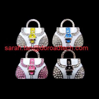 China Cute Ladybag Metal Jewelry USB Flash Drives for sale