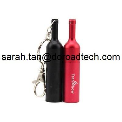 China Original High Quality Real Capacity Red Wine Metal Bottle USB Pen Drives for sale