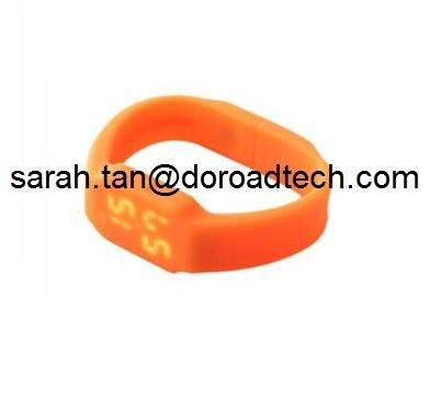 China New Arrival Classical Silicone Bracelet LED Watch USB Flash Drive Pendrives for sale