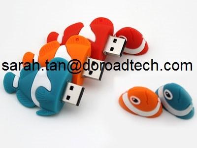 China New Product OEM Wholesale USB Pendrive, Cartoon PVC USB Flash Drives for sale