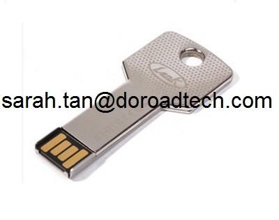 China Free Logo Metal Key 3.0 USB Stick/Bulk Sale USB Flash Frive with Real Capacity for sale