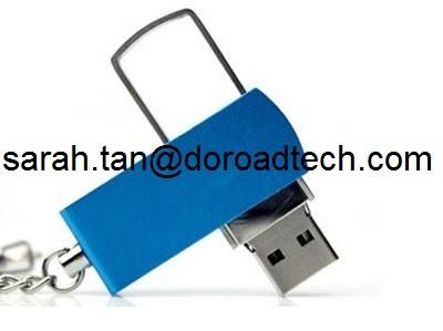 China Metal Twister USB Flash Drive, Twist USB Flash Memory, Real Capacity Swivel USB Pendrives for sale